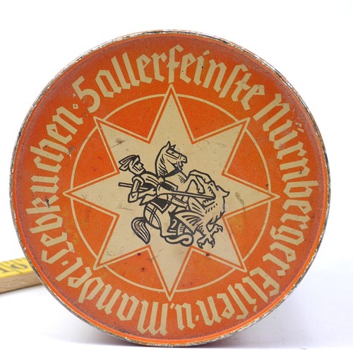 VTG Haeberlein Metzger Germany - Nurnberg Joris and the Dragon Design tin Can - Picture 8 of 14