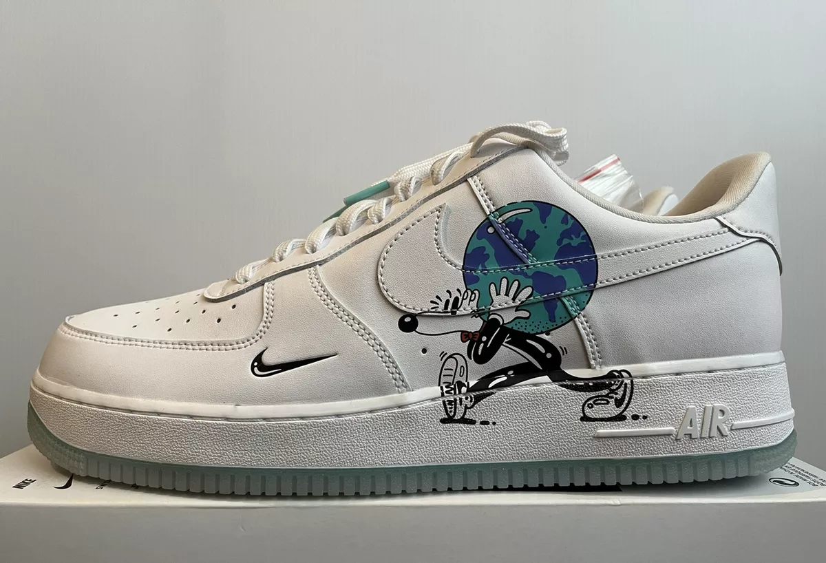 Nike Air Force 1 QS Steve Harrington x Earth Day 13 | eBay