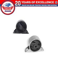 F & R Engine Motor Mount 2PCS Set Compatible for 97-02 Mitsubishi Mirage
