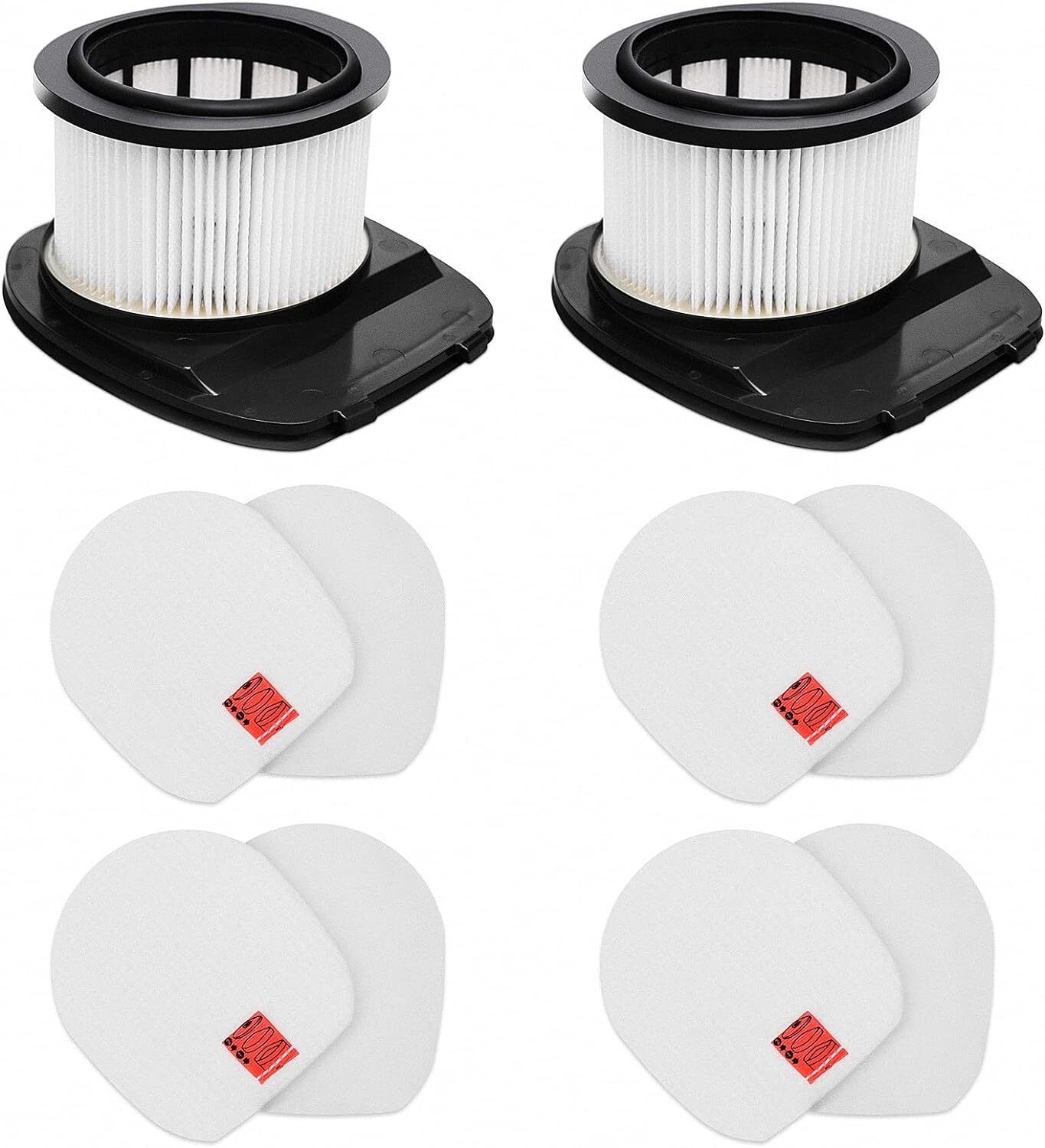 Kit De Filtres De Remplacement Pour Aspirateur Shark Detect Pro IW3511 | 9 Pièces Lavables, Compatible Avec Plusieurs Modèles Shark