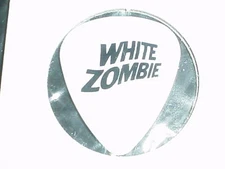 WHITE ZOMBIE Logo & Astro Creep Robot RaRe White 1996 Concert Tour GUITAR PICK
