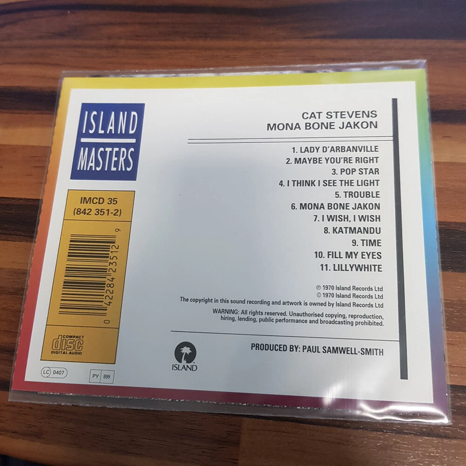 CAT STEVENS: Mama Bone Jackson  FRANCE PMDC  > VG+/EX(CD) - Bild 3 von 3