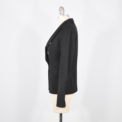 Banana Republic Blazer 0 schwarz Stretch Anzug zweireihig tailliert Sakko - Bild 2 von 8