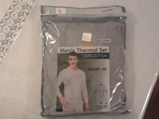 Mens 2pc Thermal Underwear Set Long Johns.  Knit Top Bottom size xl