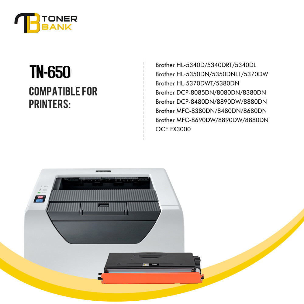 Toner Per MFC-8480DN HL-5370DW 2 Cartucce Toner TN650 Compatibili - Foto 2