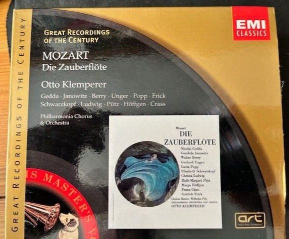 MOZART: Die Zauberflote  (Otto Klemperer) EMI Classics 2CD
