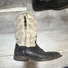 Dan Post DP2805 Men's Western Boots Size 9 Black Leather Rubber Sole — photo 5