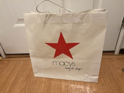 Vintage Macys Shopping Bag
