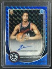 YANIC KONAN-NIEDERHAUSER 2025-26 BOWMAN CHROME AUTO BLUE GEO REFRACTOR RC /150