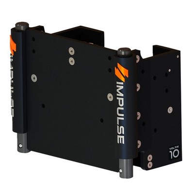 IMPULSE XL 10'' Set Back Electric Jack Plate w/Standard Control - Black Anodize