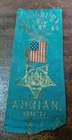 Woodbury Post #45 Adrian, Michigan Ribbon/Badge G.A.R.