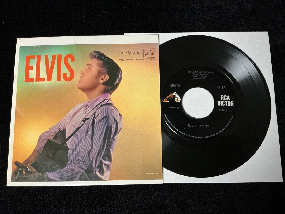 Elvis Presley Near Mint (NM or M -) Sleeve 45 RPM Speed Vinyl