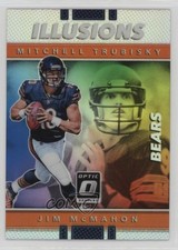 2017 Donruss Optic Illusions Holo Silver Prizm Jim McMahon Mitchell Trubisky yf0
