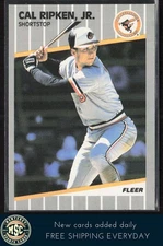 Cal Ripken, Jr. 1989 Fleer #617 Baltimore Orioles HOF Legend