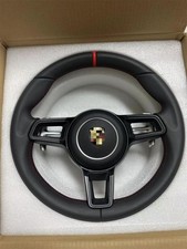 Black Leather Porsche Steering Wheel991.2 911caymanboxstermacancayenne.