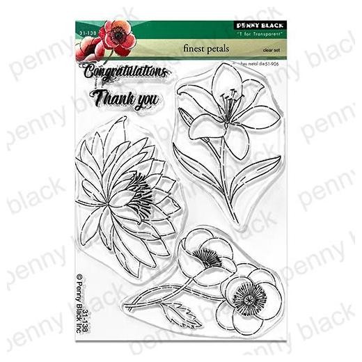 Penny Black Clear Stamps - Finest Petals 31-138