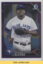 2016 Bowman Chrome Prospects Purple Refractor 141/250 Anthony Alford READ 0l2