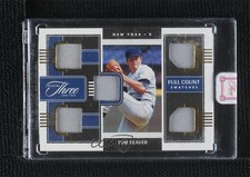2022 Panini Three and Two Full Count Swatches Gold 6/10 Tom Seaver HOF 7xr
