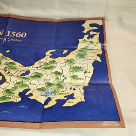 Nobunaga's Ambition Nintendo NES Vintage 1988 Poster Map Insert Authentic