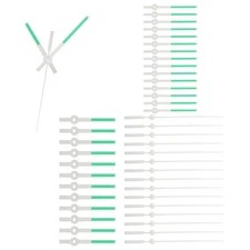 Clock Hands Kit, 16 Set Aluminum Clock Hands Parts Replacement, Green Style 15