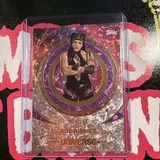 Topps 2025 Universe WWE Purple Glass Raquel Rodriguez #20 Serial Numbered /399