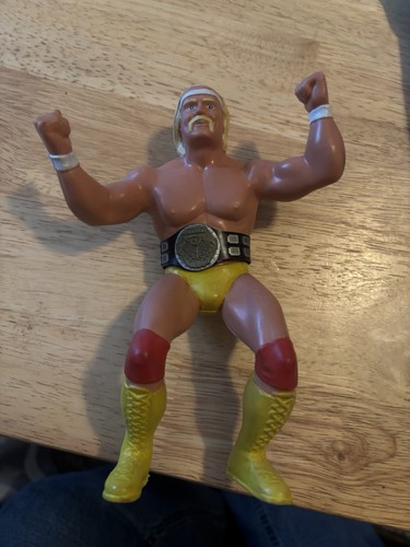 Hulk Hogan WWF LJN Wrestling Figure W Belt  Vintag...