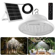 Solar Pendant Light Shed Light Lighting Day and Night Auto Dusk to Dawn Solar...