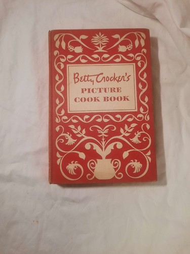 Betty Crocker's Red Picture Cook book Vintage 1950 1ST EDITION  Hardcover