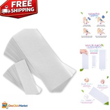100 Count Fragrance-Free Multi-Size Wax Strips for Smooth Hair Removal