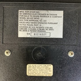 Vintage Tele-Games Sears Atari (2600)Arcade Console + Controllers + 1 Video game