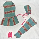VINTAGE BARBIE MOD #1842 TOGETHERNESS KNIT SET COMPLETE