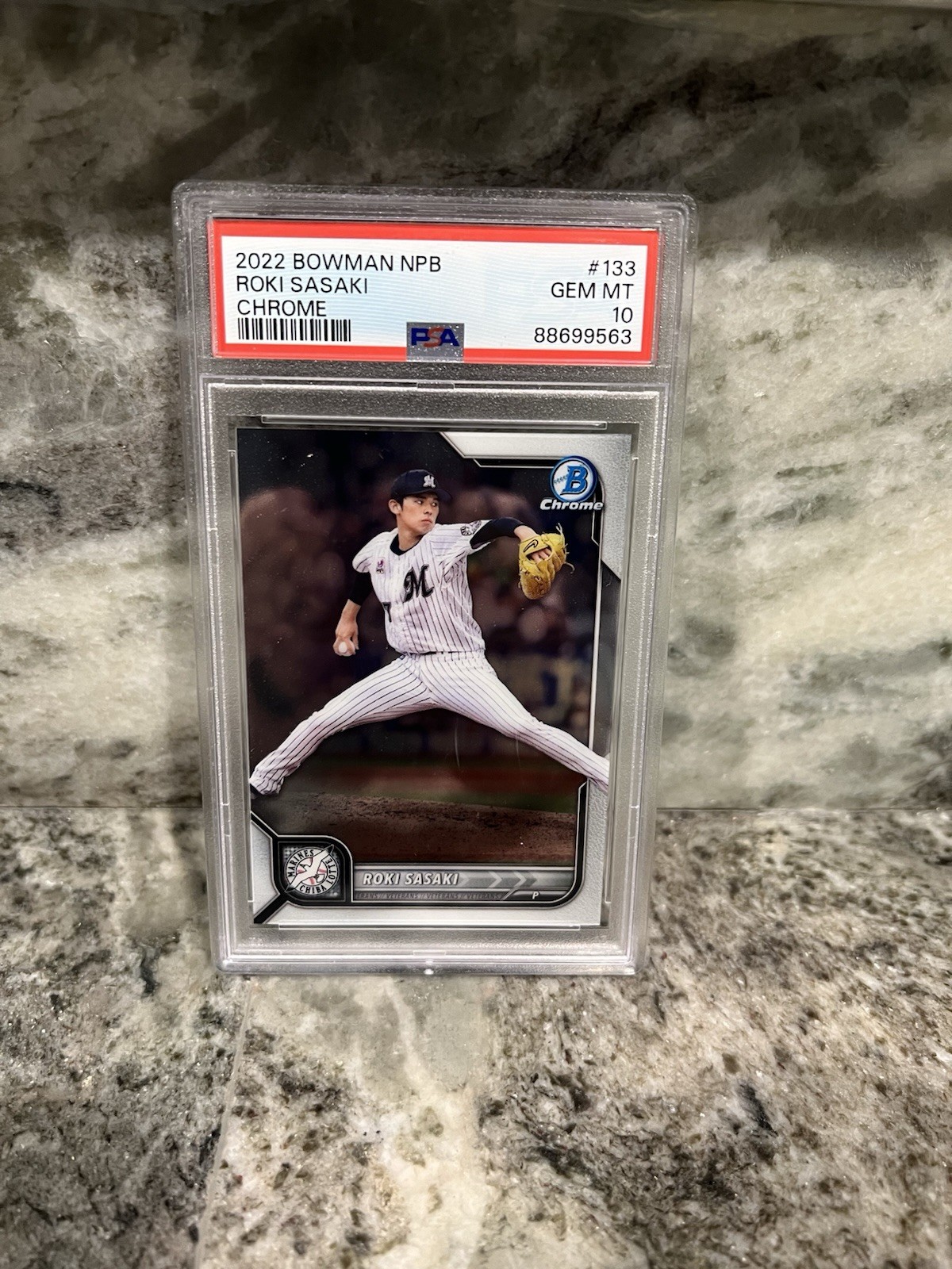 2022 Bowman NPB Nippon Professional Baseball - Roki Sasaki #133 Chrome (RC)
