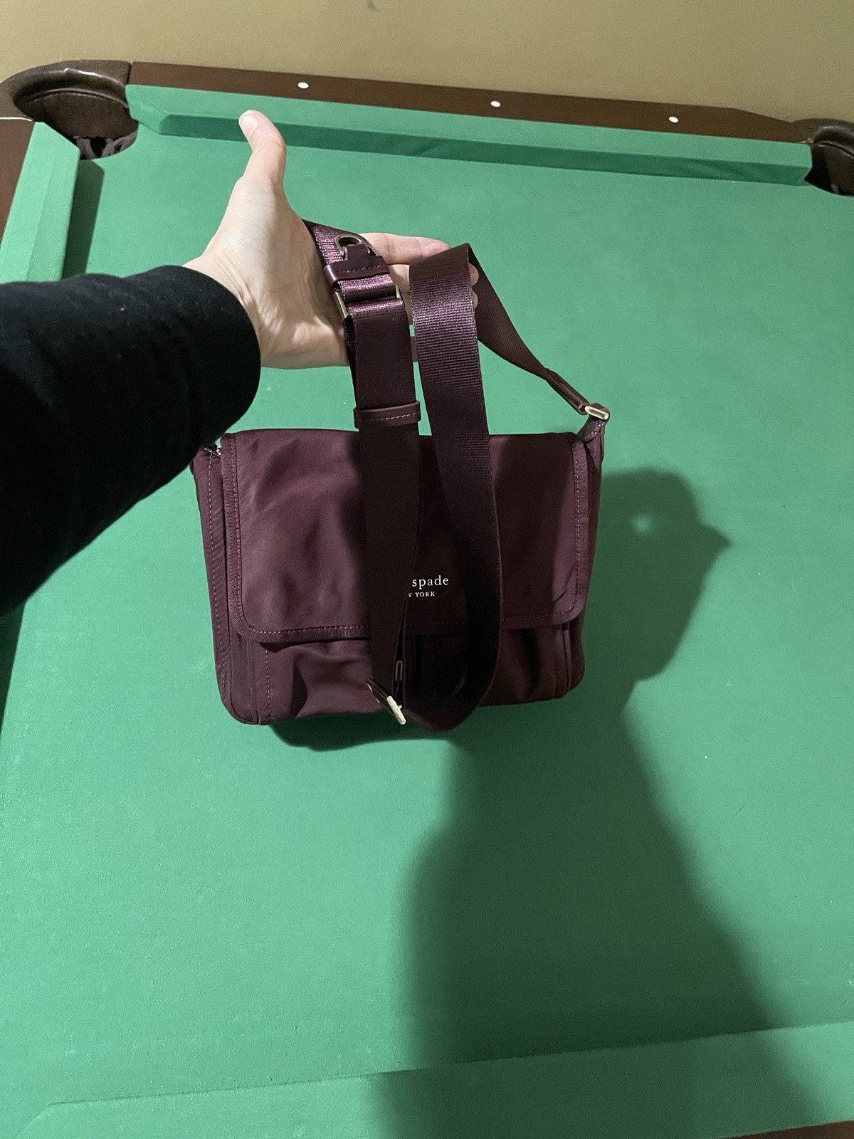 NWOT Kate Spade New York Sam The Little Better Nylon Medium Messenger Bag  thumbnail 5