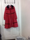 A Young Girls Size 16 Red and Black Winter Coat by Rothschild Faux Fur Collar — photo 1