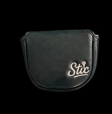 Lab DF3 Leather Putter Cover Blue Exterior, White Interior Magnetic Closure