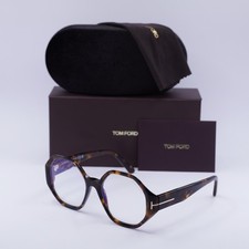 NEW Tom Ford FT5967-B 052 Dark Havana 53mm Eyeglasses