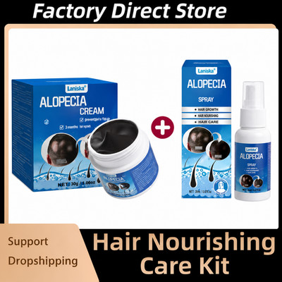Hair Growth Treatment Kit Root Nourishing Spray & Scalp Repair Ointment Set