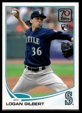 2021 Topps Update Logan Gilbert 70 Years of Topps Baseball #70YT-63 Mariners