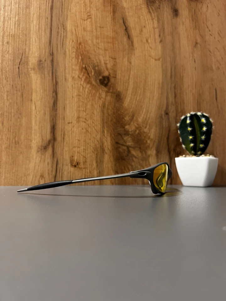 Gafas de sol polarizadas Oakley Juliet lentes amarillas Gorpcore exterior placa de montaña Foto 3 de 4