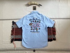 Ivy League Shirt M Ralph Lauren Athletic Team Embroidered Oxford Short Sleeve