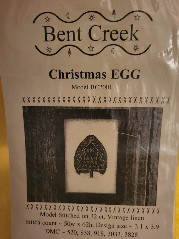 "Christmas EGG" Cross Stitch Pattern