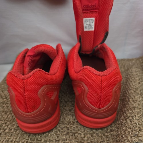 Size 11.5 - Adidas ZX Flux 2015 “Triple Red”, GREAT Condition a77