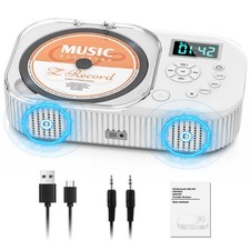 2000mAh CD Player Portable with Bluetooth, CD Boombox Portable for Home/Car w...