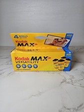 Kodak Max 400 Color 35mm 24 Exp 4 Rolls Film Versatility Expired All Conditions