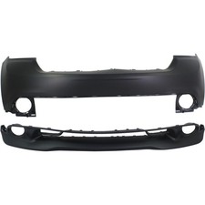 Front Upper Lower Bumper Cover Set For 2011 2012 2013 Dodge Durango Primed