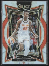 2025 Panini Select WNBA #52 Saniya Rivers Silver Prizm