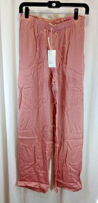 Haven Well Within Lounge Pajama Pants Women's Size S Pink Wide Leg Flowy