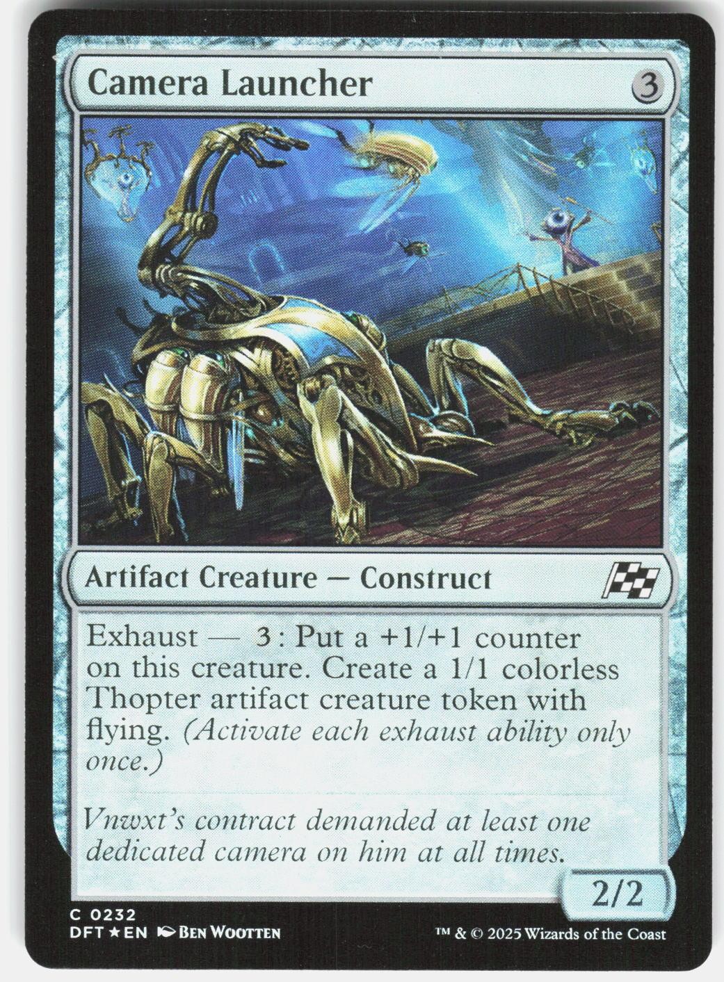 CAMERA LAUNCHER 232 COMMON AETHERDRIFT MAGIC: THE GATHERING FOIL NM
