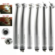 Dental High/Fast Speed/45 Degree (LED) Turbine Handpiece 2/4Hole Fit NSK UK