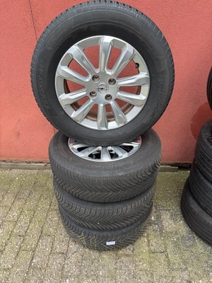4x Orgi. Opel Mokka B  Komplett All Wetter Alu-Felgen 6,5x 16zoll 4x108 ET32 J - Bild 1 von 4